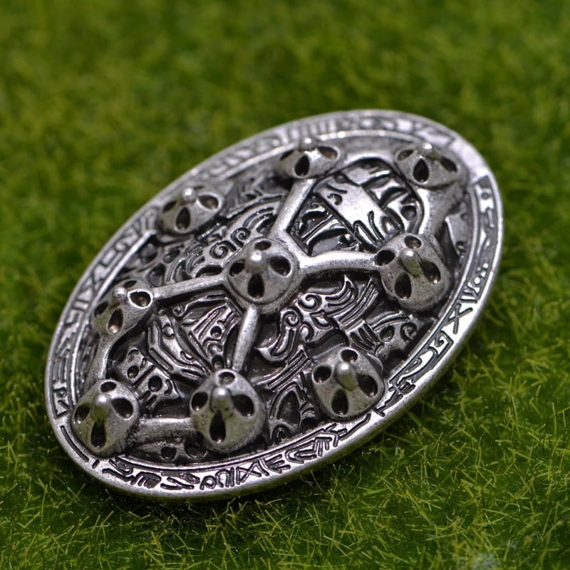 LANGHONG Norse Viking Brooch For Men Turtle Brooch Talisman Jewelry, Gift For Men - Image 2